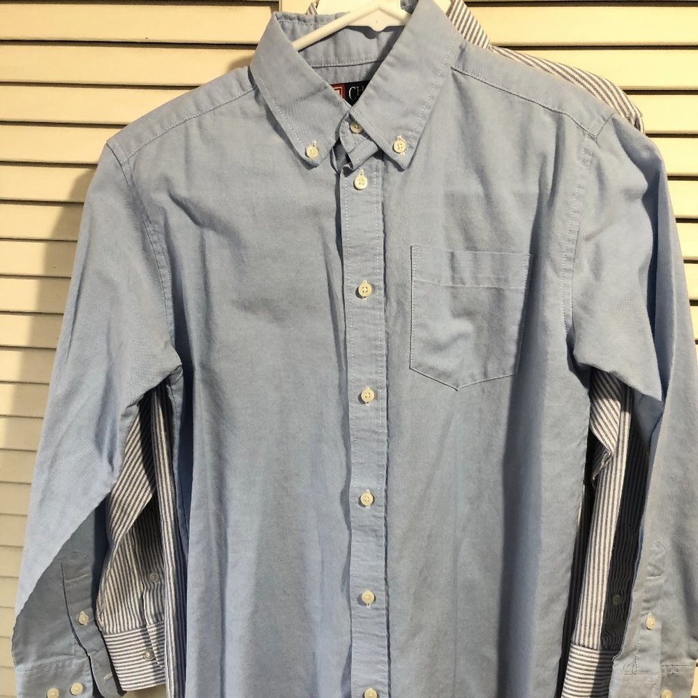 (2) BOYS OXFORD SHIRTS, CHAPS and ARROW, size 12